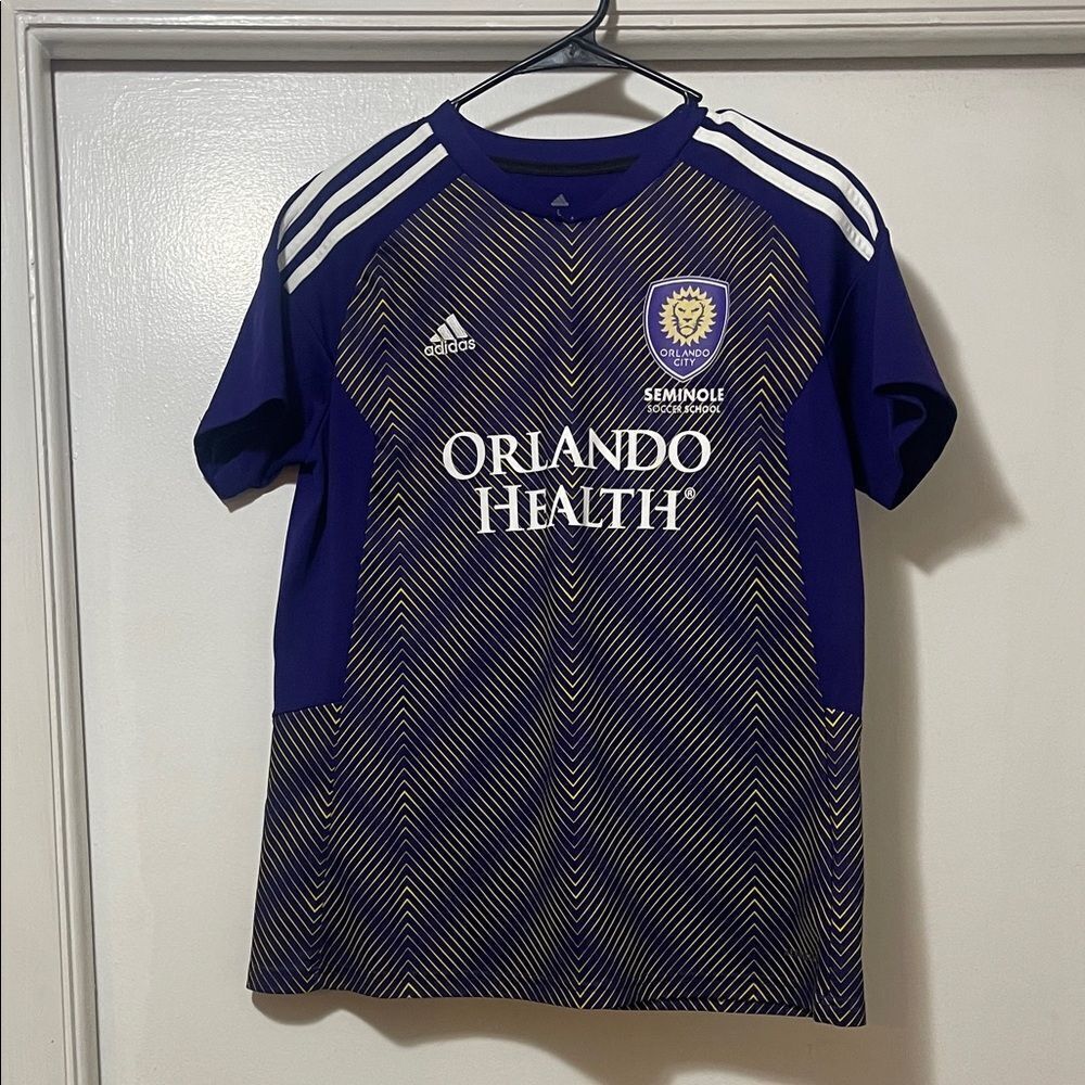 Adidas, Orlando, Seminole, soccer school T-shirt, size large